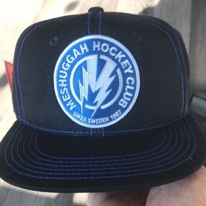 PUCK HCKY Meshuggah Hockey Club baseball hat. Brand new with tag.